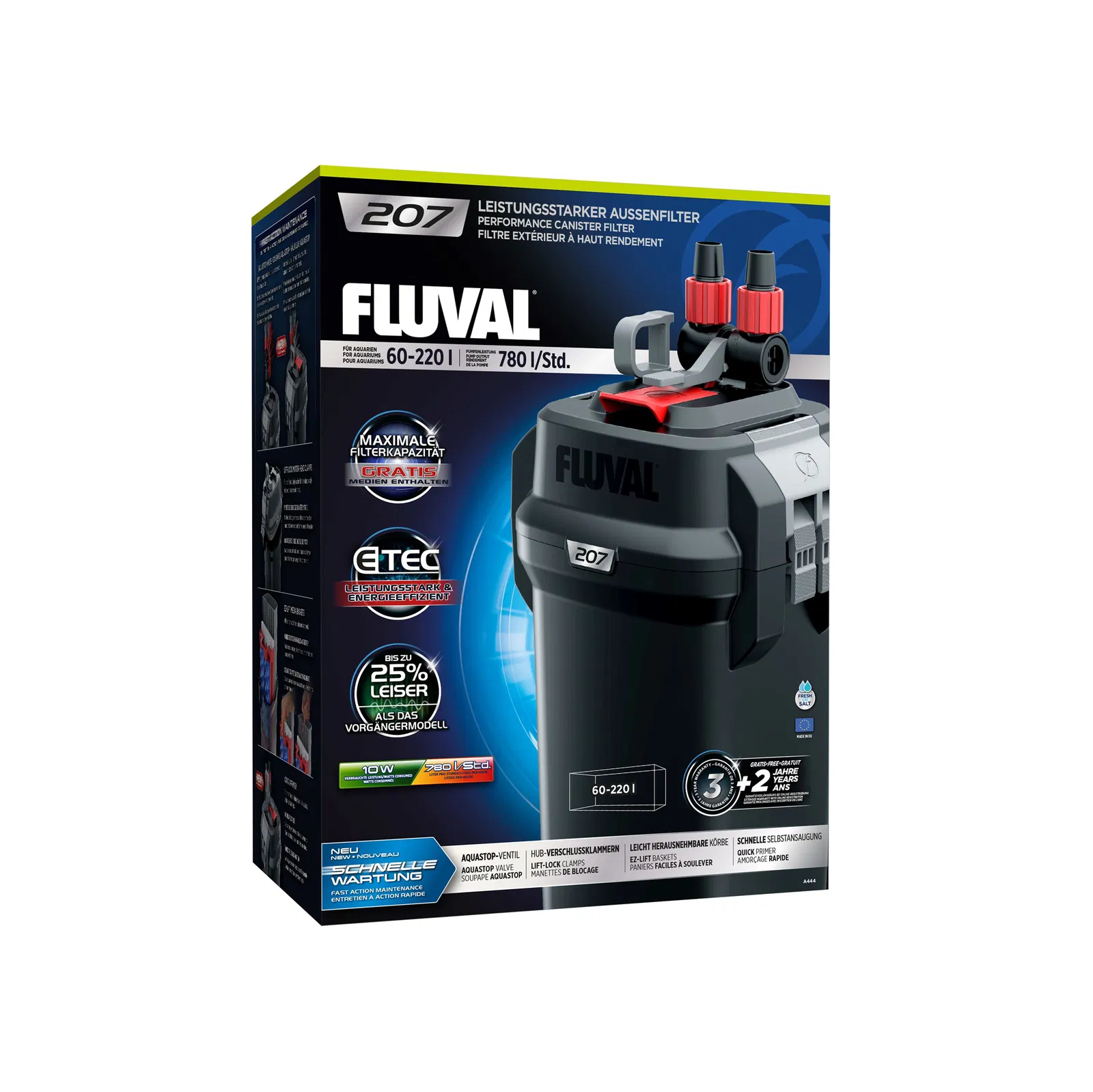Fluval Spandpumpe 207 780 l/t.